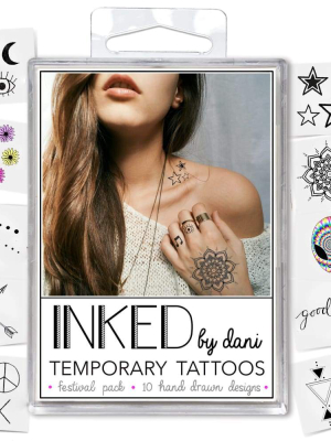 Inked By Dani Temporary Tattoos | Festival Pack