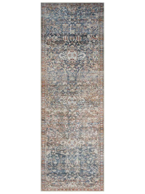 Chris Loves Julia X Loloi Jules Rug - Denim/spice