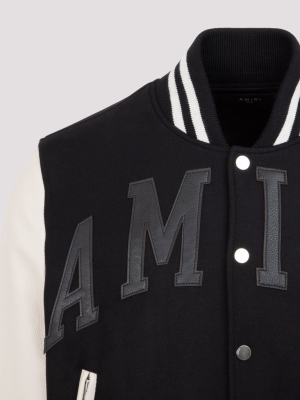 Amiri Vintage Logo Appliqué Varsity Jacket