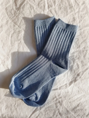 Knit Rib Socks - Glitter