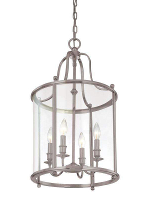 Mansfield 4 Light Pendant Antique Nickel