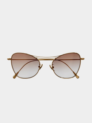 Cutler & Gross Teardrop Aviator Sunglasses