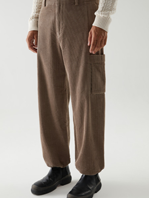 Cotton Workwear-style Corduroy Trousers