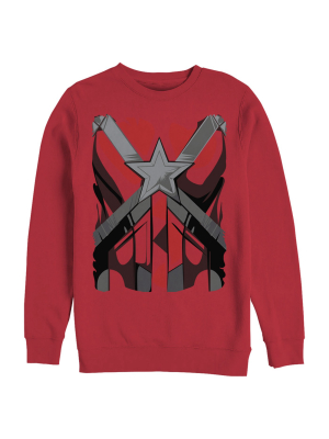 Men's Marvel Black Widow Guardian Costume Sweatshirt