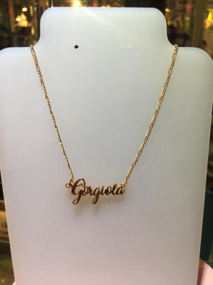 Gorgiola Tag Necklace