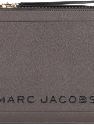 Marc Jacobs Logo Embossed Clutch Bag