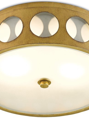 Go-go Flush Mount In Brass