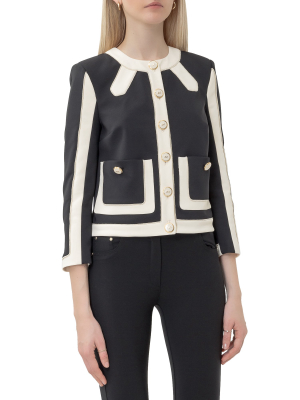 Elisabetta Franchi Contrast-trimmed Blazer