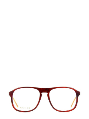 Gucci Eyewear Square Frame Glasses