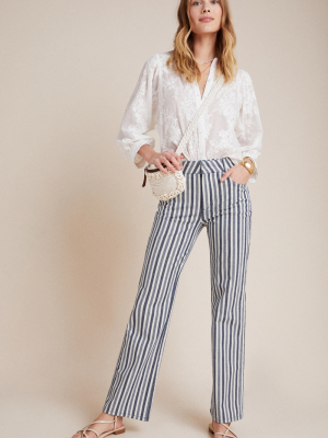 Alena Striped Bootcut Pants