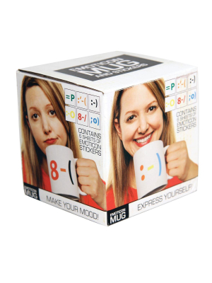 Emoticon Coffee Mug & Stickers