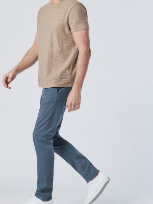 Johnny Slim Chino In Stormy Weather Sateen
