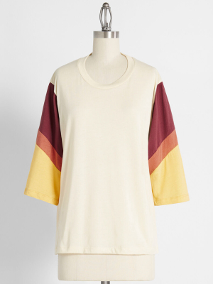 Modcloth X Camp Collection Gotta Good Arm Tee