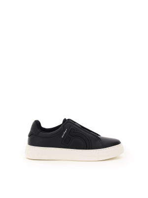 Salvatore Ferragamo Gancini Slip-on Sneakers