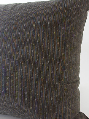 Chocolate Striped Accent Pillow - 22x22