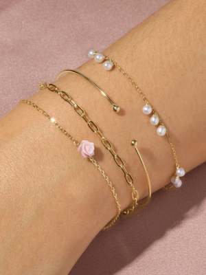 Dainty Paperclip Bracelet