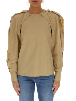 Chloé Frilled Sleeve Blouse