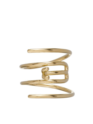 Gold Spike Ring (8bj0029006-gold)