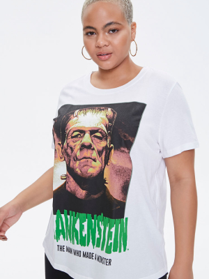 Plus Size Frankenstein Graphic Tee