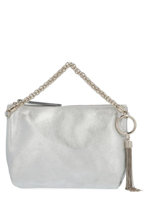 Jimmy Choo Callie Metallic Clutch Bag