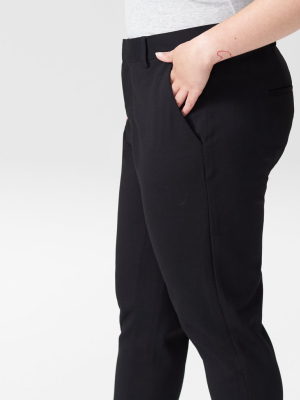 Petite Cigarette Pants - Black