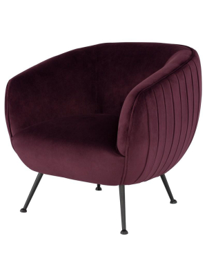 Nuevo Sofia Occasional Chair - Mulberry