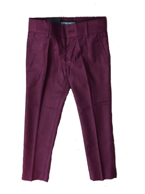 Armando Martillo Skinny Dress Pants - Burgundy