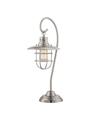 Lanterna Ii 1 Light Table Lamp Includes Light Bulb - Silver