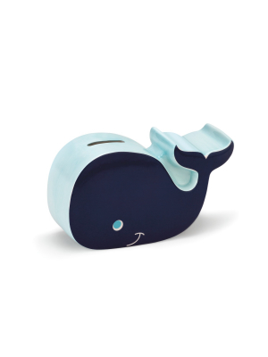 Demdaco Whale Bank 7 X 4 - Blue