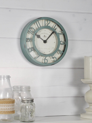 8" Raised Farmhouse Number Wall Clock - Firstime & Co.