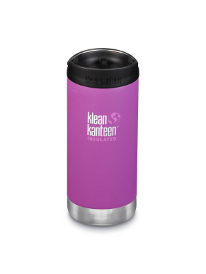 Klean Kanteen 12oz Tk Wide Insulated Stainless Steel With Café Cap