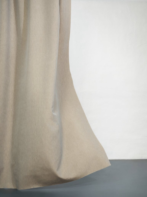 Outdoor Mouline Curtain Col. Linen - Extra Wide