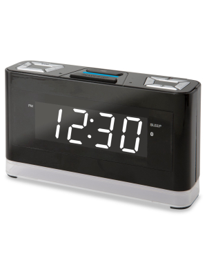 Ilive Wireless Voice Activated Alexa Smart Clock - Black (icwfv428)