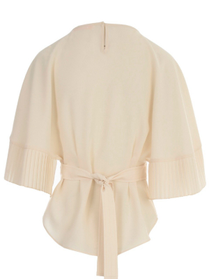 See By Chloé Pleated Kimono Top