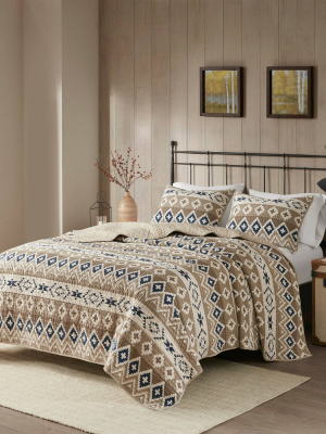 Montana Printed Cotton Quilt Set