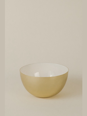 Extra Small Bowl | White/brass