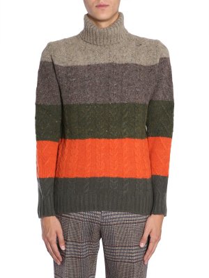 Etro Striped Turtleneck Jumper