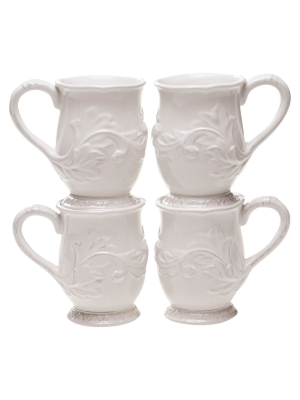 Certified International Firenze Ivory Mug Set Of 4 (16 Oz.)