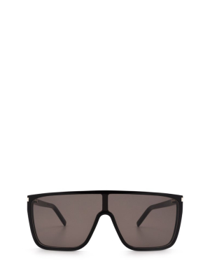 Saint Laurent Eyewear Mask Frame Sunglasses