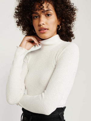 Long-sleeve Ribbed Turtleneck