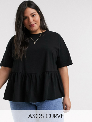 Asos Design Curve Casual Smock Top