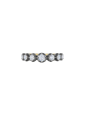 Collet Diamond Ring