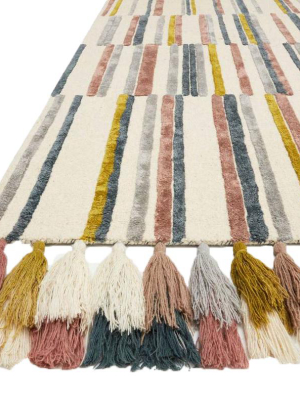 Loloi Justina Blakeney Jamila Rug - Ivory/multi