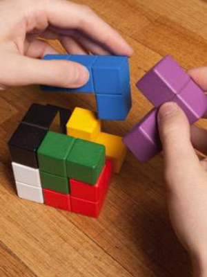 Block Cube 3d Wooden Puzzle
