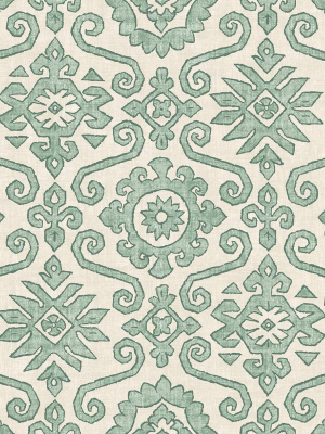 Augustine Peel-and-stick Wallpaper In Mineral Green By Stacy Garcia For Nextwall