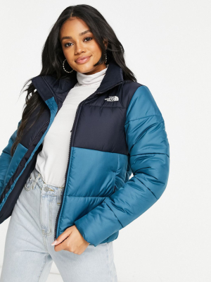 The North Face Saikuru Puffer Jacket In Blue