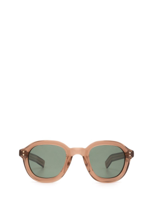 Lesca Largo Round Frame Sunglasses