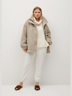 Faux Shearling Coat