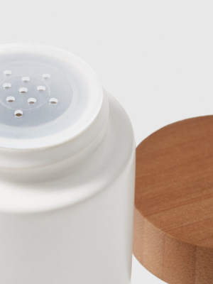 Ceramic Spice Jar With Bamboo Lid – Cloud
