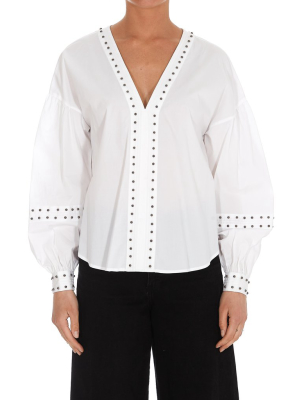 Twinset Studded Poplin Blouse